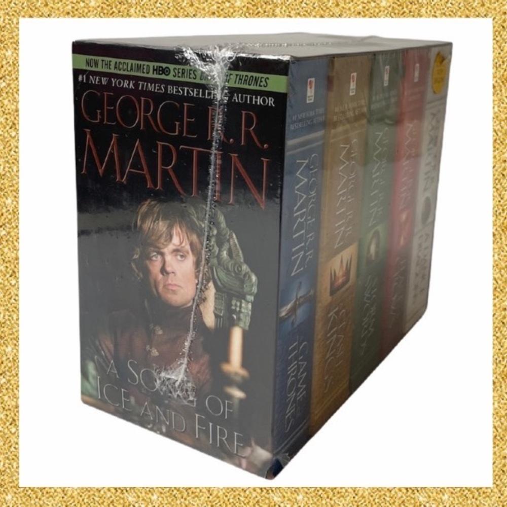 Game of Thrones A Song of Ice & Fire George Martin Suspense Mystery Book Bundle